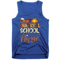 Nurse Thanksgiving Day One Thankful School Nurse Pumpkin Gift Tank Top