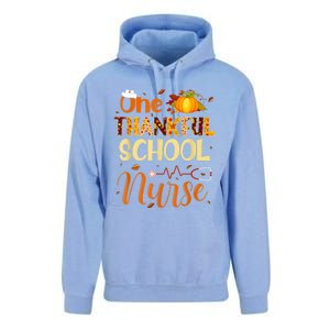 Nurse Thanksgiving Day One Thankful School Nurse Pumpkin Gift Unisex Surf Hoodie