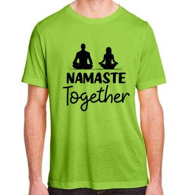 Namaste Together Design Couple Yoga Gift Adult ChromaSoft Performance T-Shirt