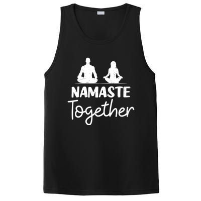 Namaste Together Design Couple Yoga Gift PosiCharge Competitor Tank