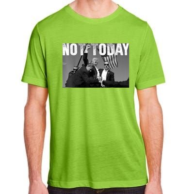 Not Today Donald Trump 2024 Trump Pennsylvania Rally Shooting Adult ChromaSoft Performance T-Shirt