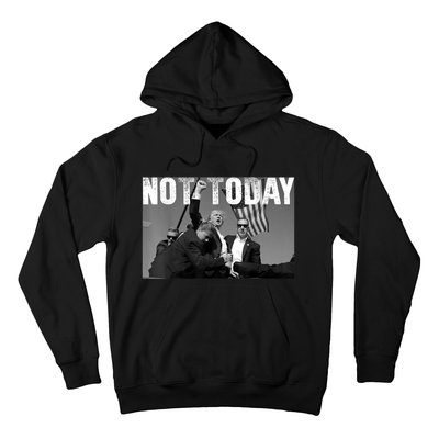 Not Today Donald Trump 2024 Trump Pennsylvania Rally Shooting Hoodie