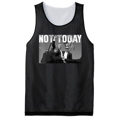 Not Today Donald Trump 2024 Trump Pennsylvania Rally Shooting Mesh Reversible Basketball Jersey Tank