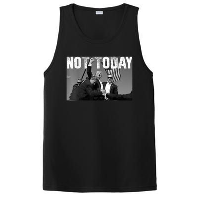 Not Today Donald Trump 2024 Trump Pennsylvania Rally Shooting PosiCharge Competitor Tank