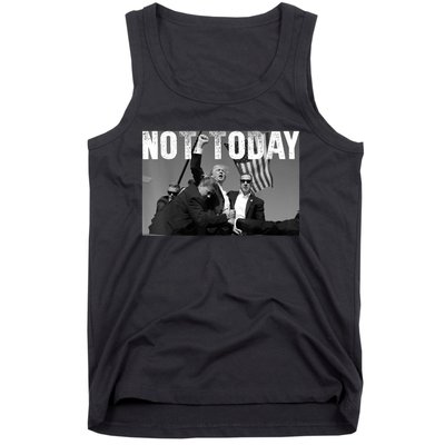 Not Today Donald Trump 2024 Trump Pennsylvania Rally Shooting Tank Top