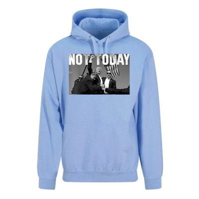 Not Today Donald Trump 2024 Trump Pennsylvania Rally Shooting Unisex Surf Hoodie