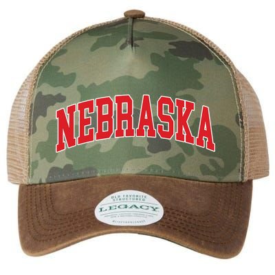 Nebraska Throwback Design Print Classic Legacy Tie Dye Trucker Hat