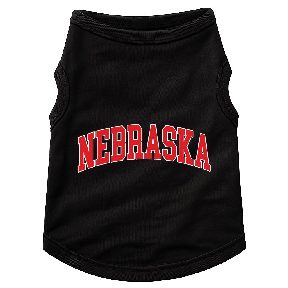 Nebraska Throwback Design Print Classic Doggie Tank