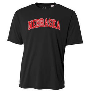 Nebraska Throwback Design Print Classic Cooling Performance Crew T-Shirt