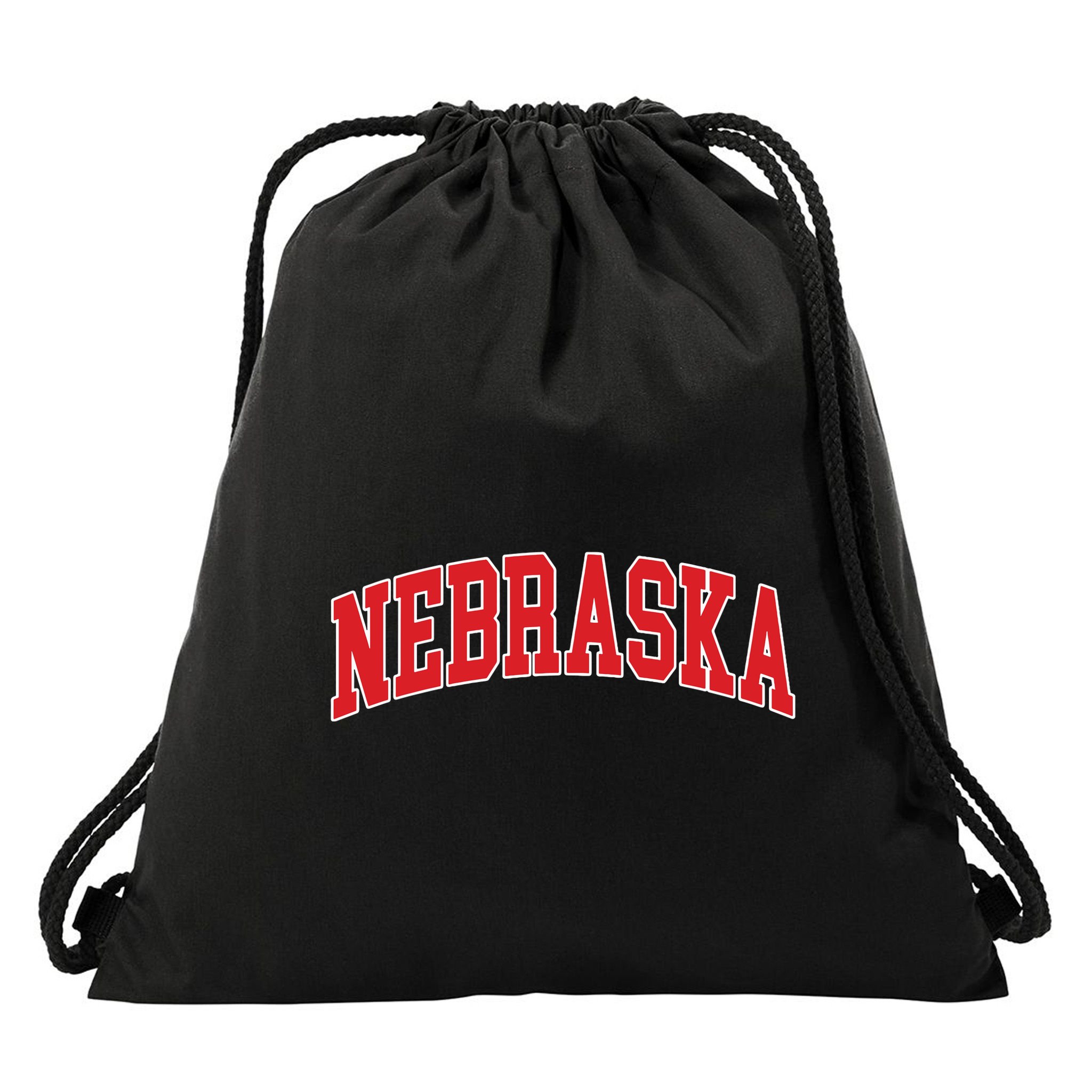 Nebraska Throwback Design Print Classic Drawstring Bag