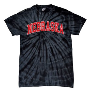 Nebraska Throwback Design Print Classic Tie-Dye T-Shirt