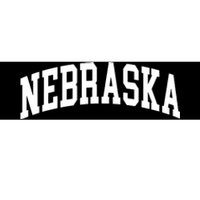 Nebraska Throwback Design Classic Bumper Sticker