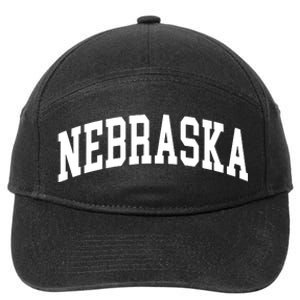 Nebraska Throwback Design Classic 7-Panel Snapback Hat