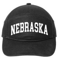 Nebraska Throwback Design Classic 7-Panel Snapback Hat