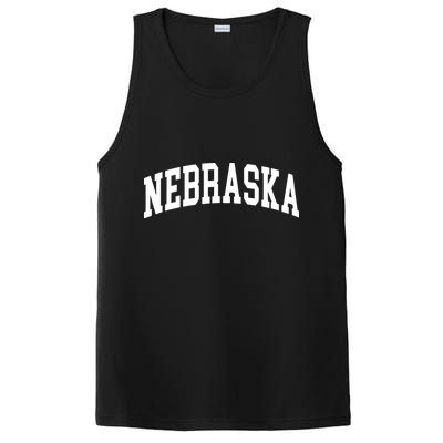 Nebraska Throwback Design Classic PosiCharge Competitor Tank