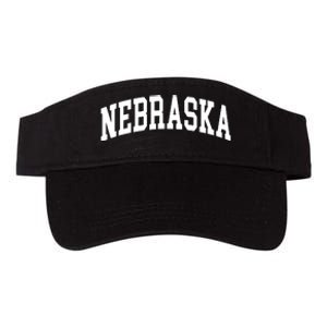 Nebraska Throwback Design Classic Valucap Bio-Washed Visor