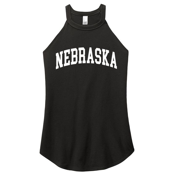 Nebraska Throwback Design Classic Women's Perfect Tri Rocker Tank