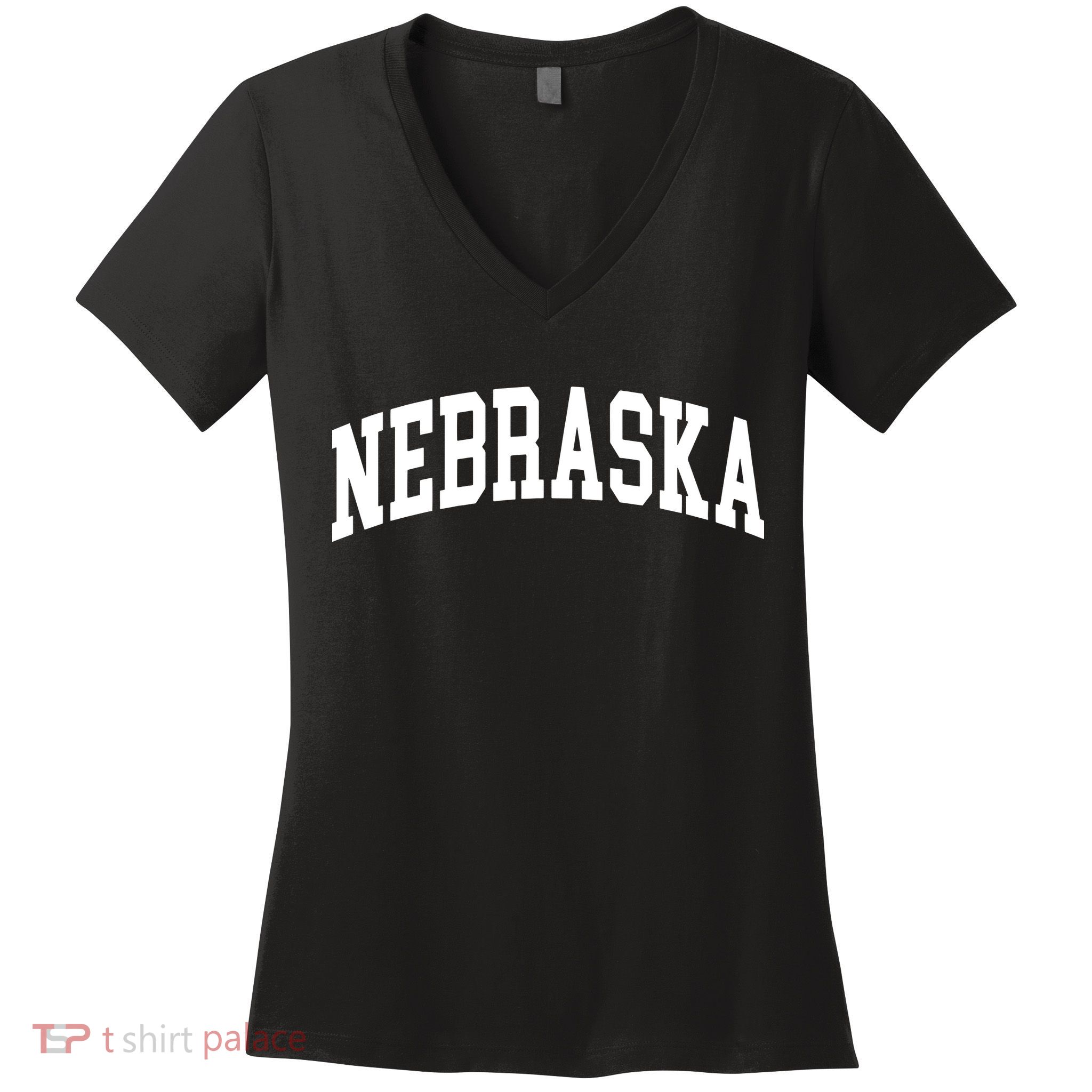 Nebraska Throwback Design Classic Women's V-Neck T-Shirt