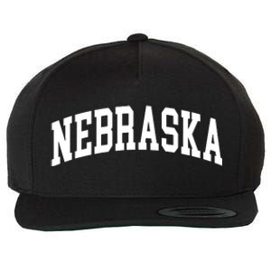 Nebraska Throwback Design Classic Wool Snapback Cap