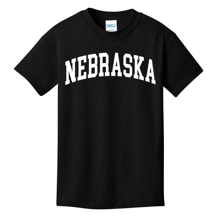 Nebraska Throwback Design Classic Kids T-Shirt