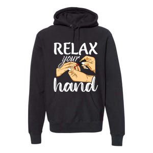 Nail Tech Design For A Nail Artist Premium Hoodie