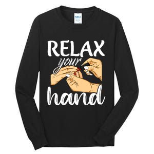 Nail Tech Design For A Nail Artist Tall Long Sleeve T-Shirt