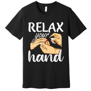 Nail Tech Design For A Nail Artist Premium T-Shirt