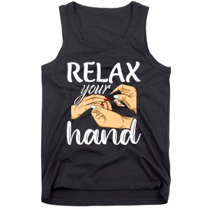 Nail Tech Design For A Nail Artist Tank Top