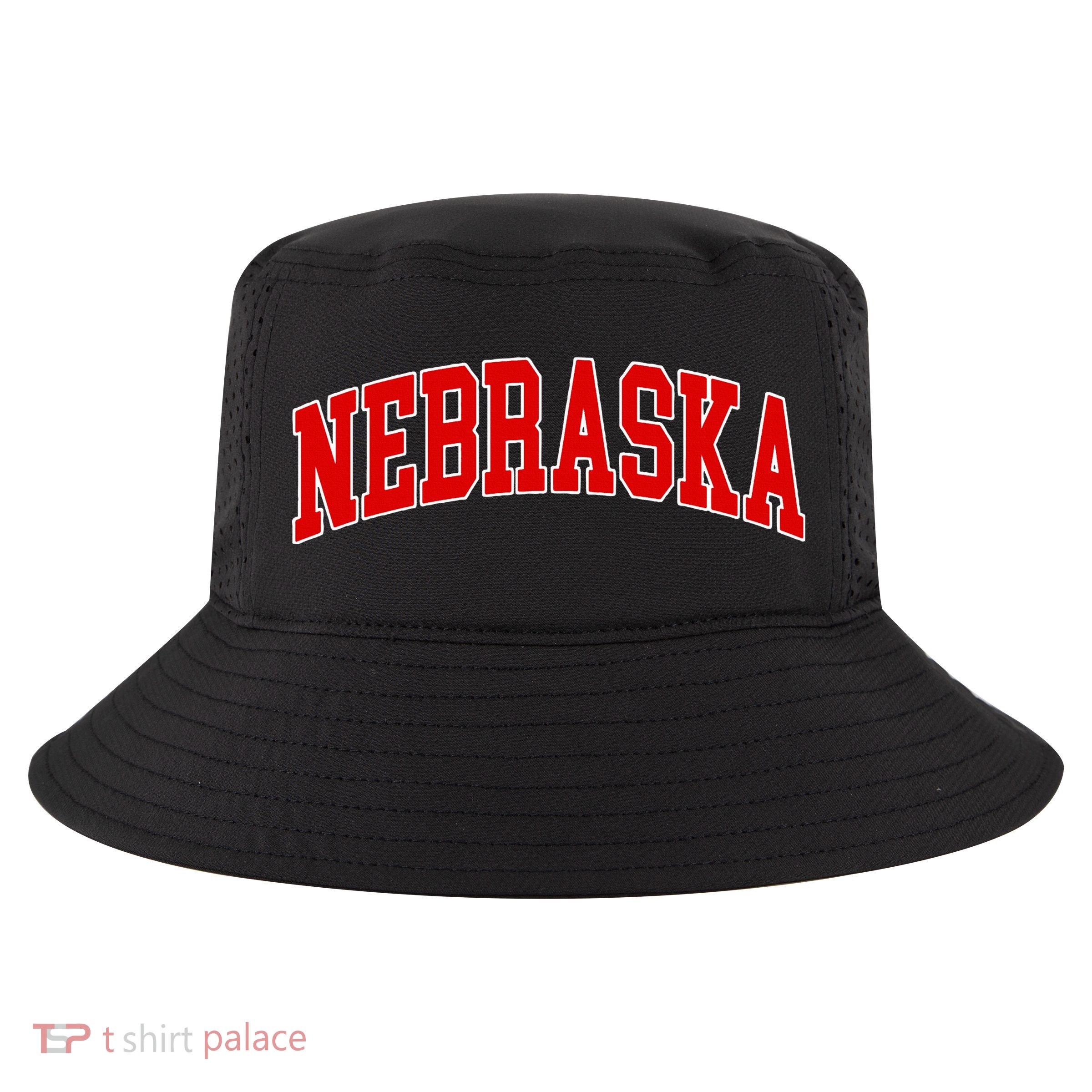 Nebraska Throwback Design Classic Cool Comfort Performance Bucket Hat