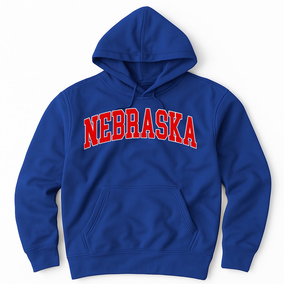 Nebraska Throwback Design Classic Hoodie