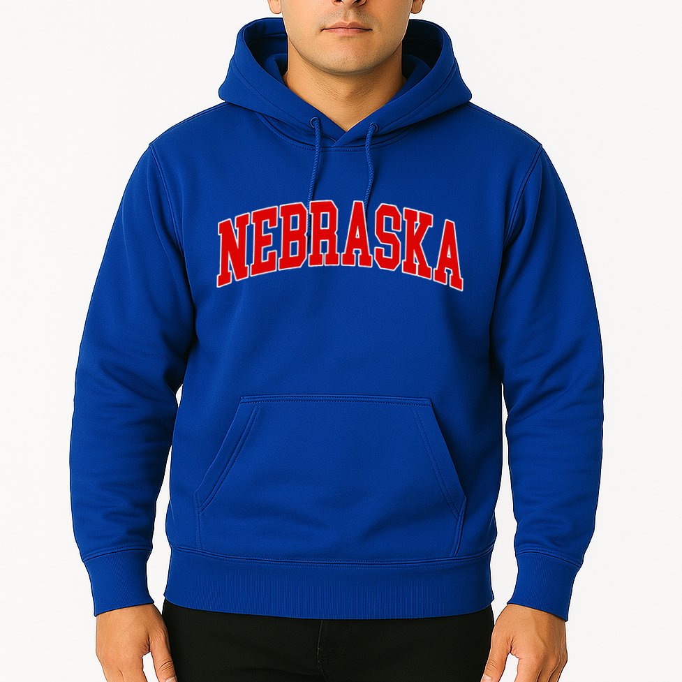 Nebraska Throwback Design Classic Hoodie