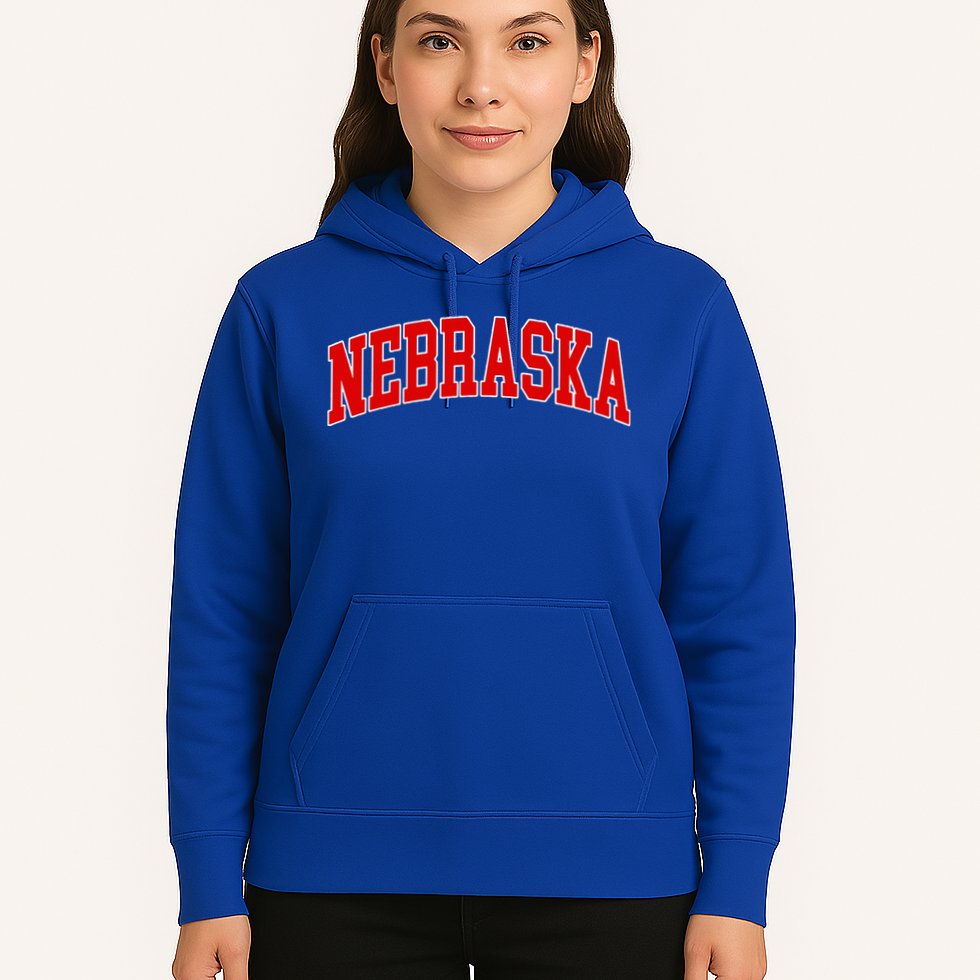 Nebraska Throwback Design Classic Hoodie