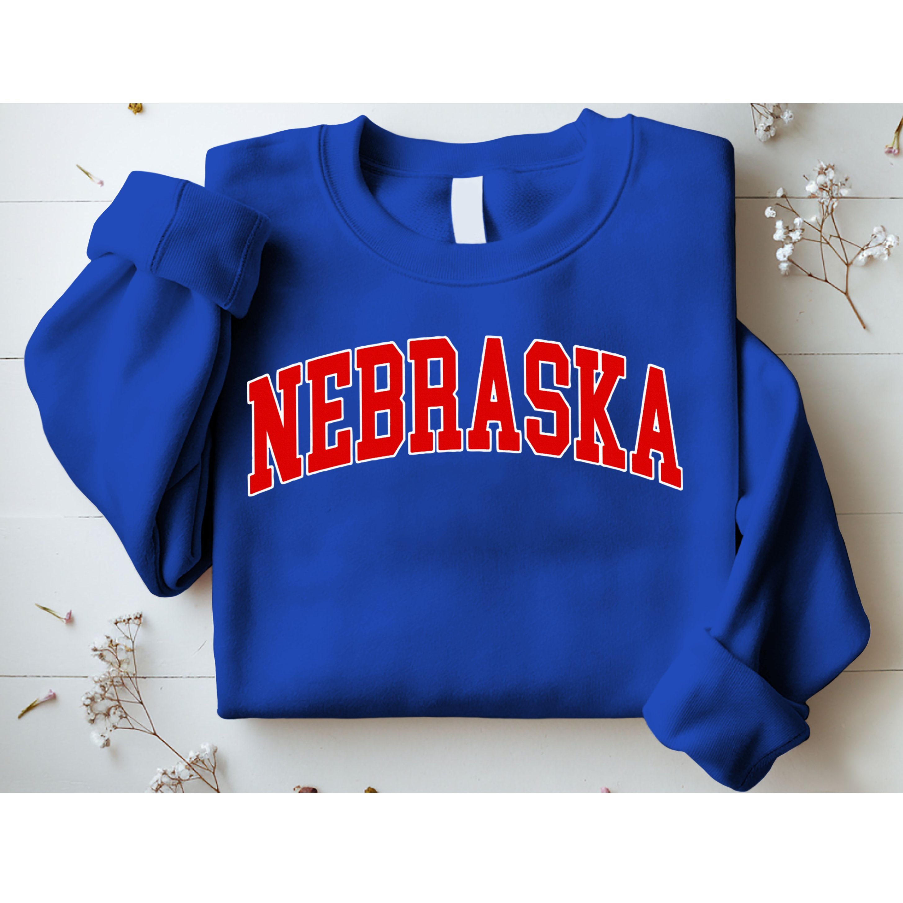 Nebraska Throwback Design Classic Sweatshirt