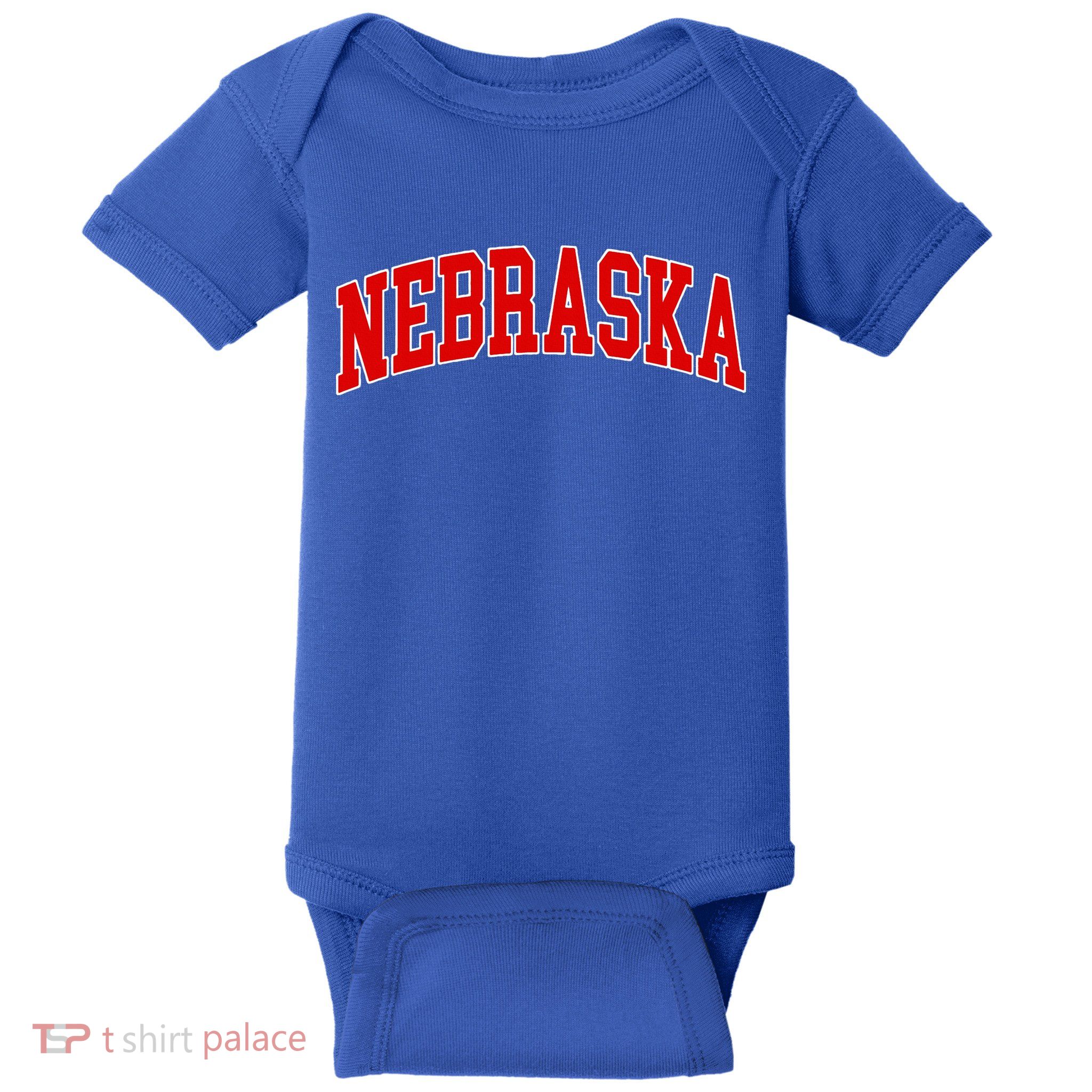 Nebraska Throwback Design Classic Baby Bodysuit
