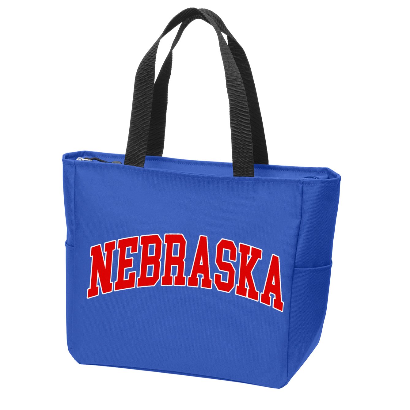Nebraska Throwback Design Classic Zip Tote Bag
