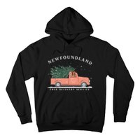 Newfoundland Tree Delivery Service Funny Christmas  Hoodie