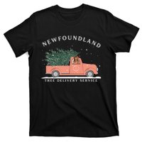 Newfoundland Tree Delivery Service Funny Christmas  T-Shirt