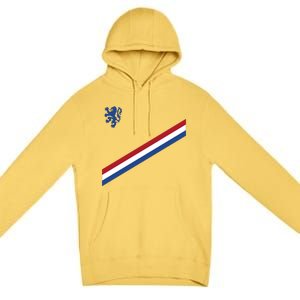 Netherlands Team Flag Jersey Soccer Premium Pullover Hoodie