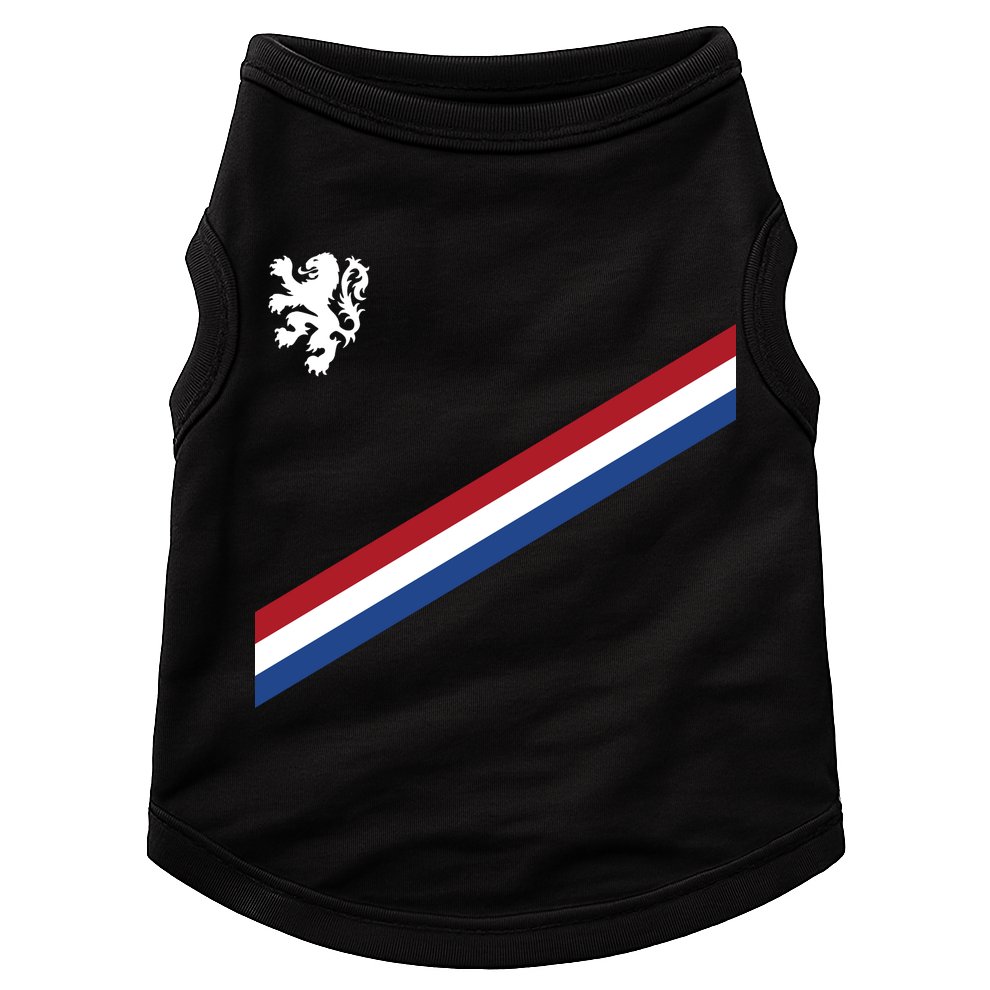 Netherlands Team Flag Jersey Soccer Doggie Tank