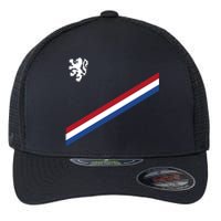 Netherlands Team Flag Jersey Soccer Flexfit Unipanel Trucker Cap