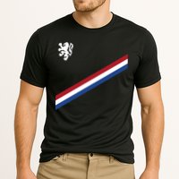 Netherlands Team Flag Jersey Soccer Cooling Performance Crew T-Shirt