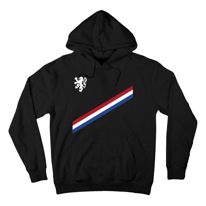 Netherlands Team Flag Jersey Soccer Hoodie