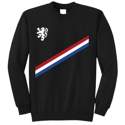 Netherlands Team Flag Jersey Soccer Sweatshirt