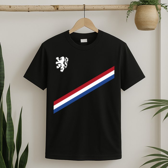 Netherlands Team Flag Jersey Soccer T-Shirt