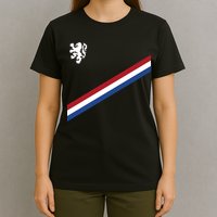 Netherlands Team Flag Jersey Soccer T-Shirt