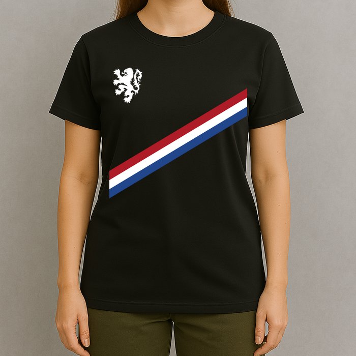 Netherlands Team Flag Jersey Soccer T-Shirt