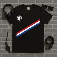 Netherlands Team Flag Jersey Soccer T-Shirt