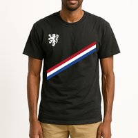 Netherlands Team Flag Jersey Soccer Tall T-Shirt