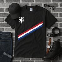 Netherlands Team Flag Jersey Soccer Tall T-Shirt