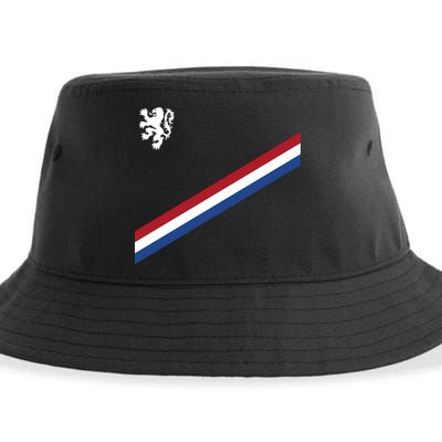 Netherlands Team Flag Jersey Soccer Sustainable Bucket Hat